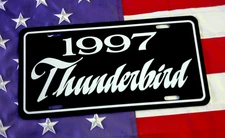 1997  Ford THUNDERBIRD License plate car tag 97  T-bird TBIRD