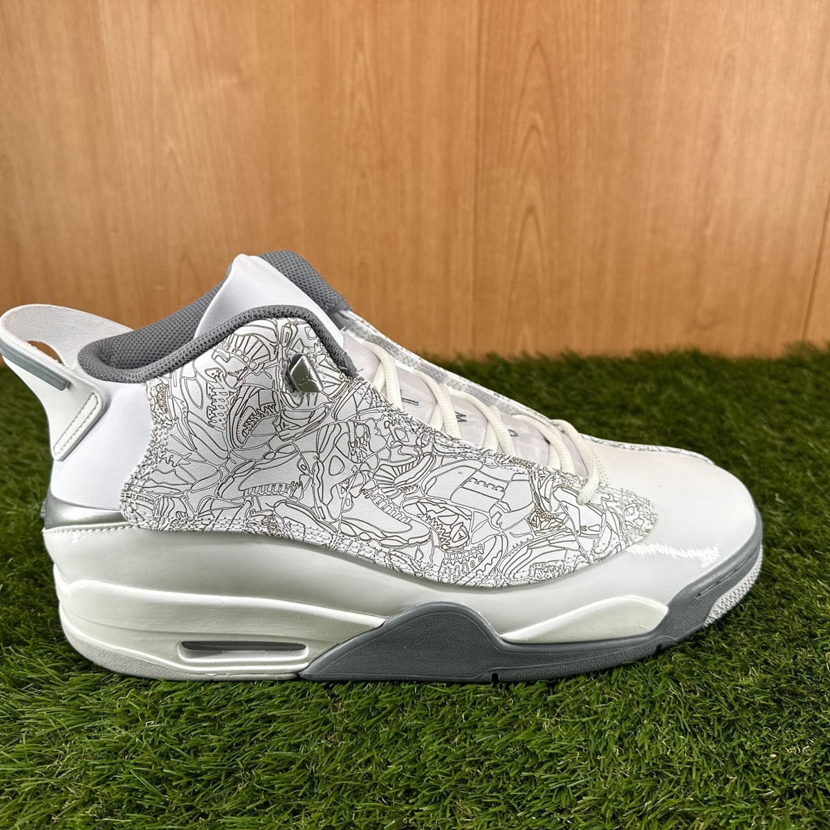 Jordan Dub Zero White Cool Grey Basketball Sneakers 311046-107