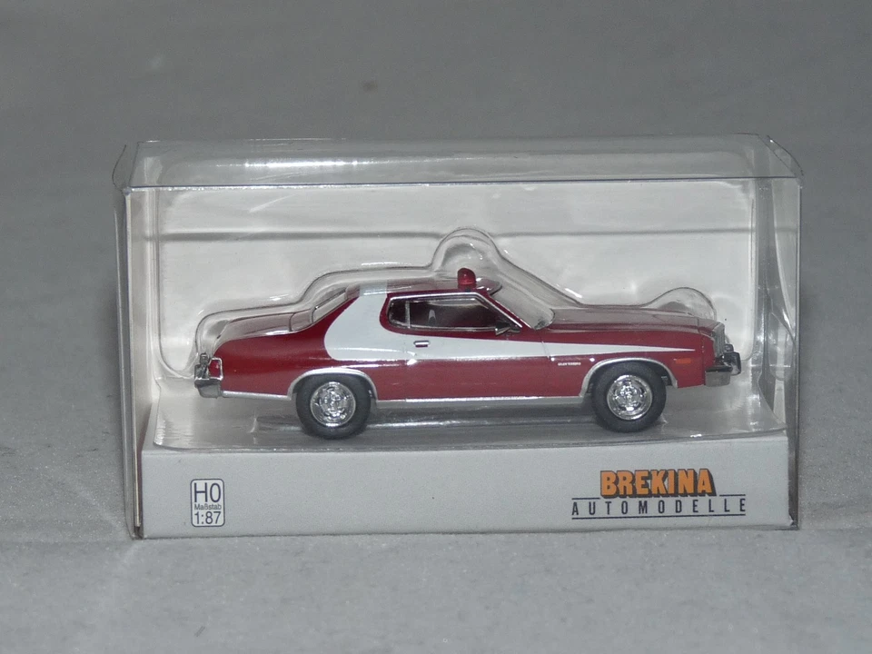 Brekina 19729 Ford Gran Torino rot/weiss 1976 1:87 NEU + OVP
