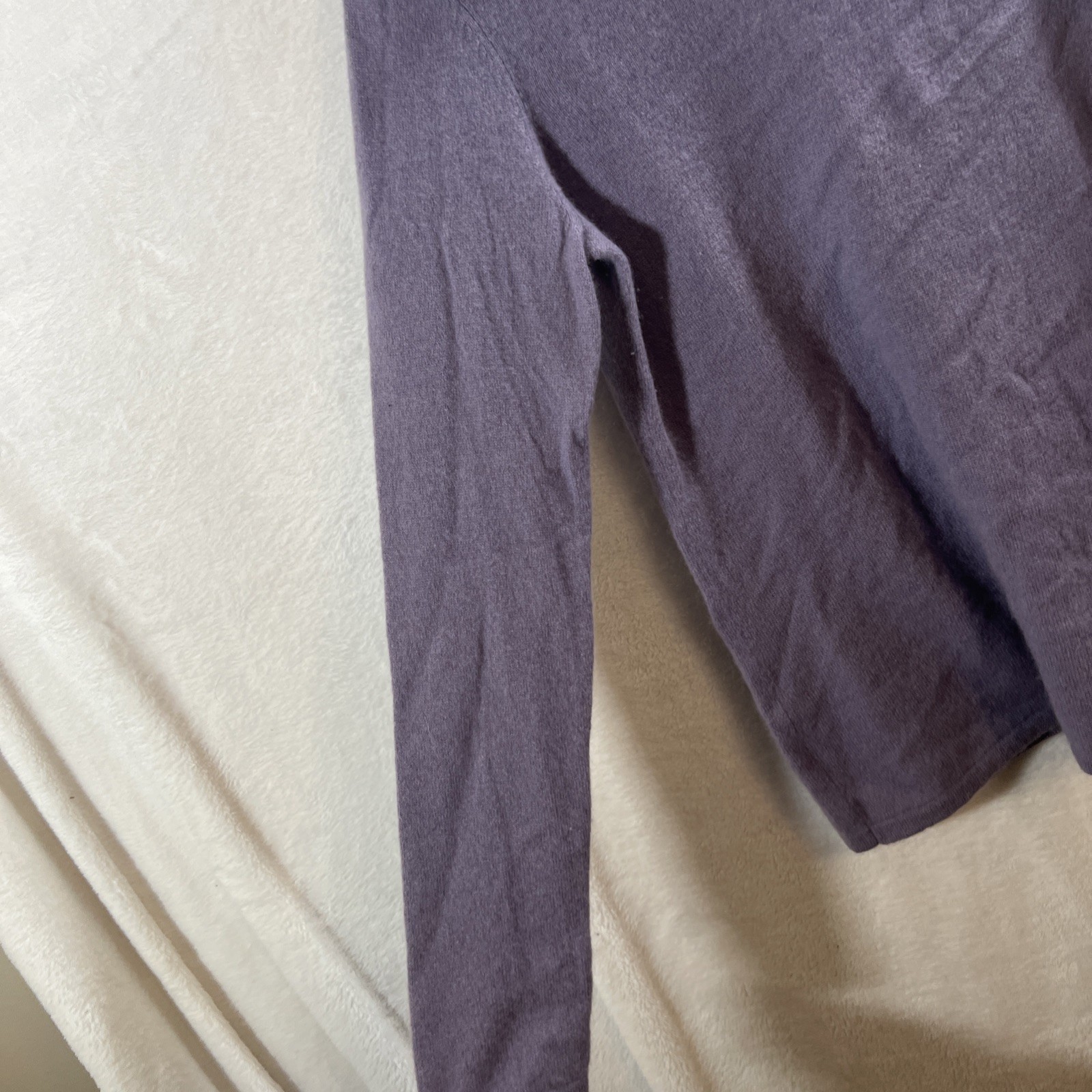 Pendleton 100% Cashmere Purple Pullover Sweater T… - image 6