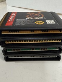 Sega Genesis Model 1 Console Bundle 4 Games 2 Controllers Tested Working