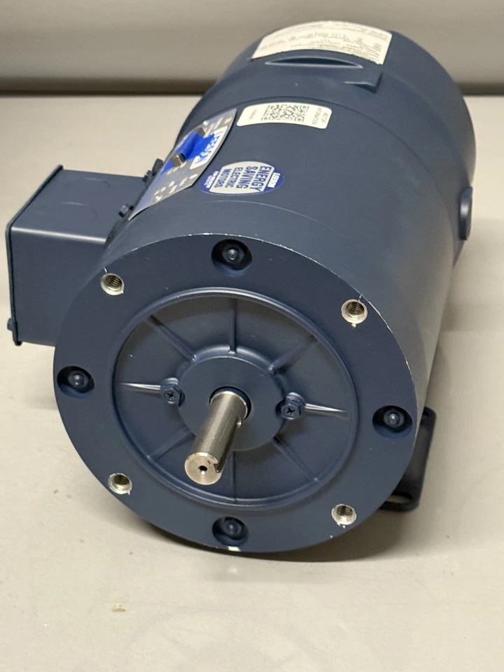Leeson 110669.00 Rigid Base Brake Motor C6T17NK1K, 1/3HP, 3PH, 60Hz, 230/460V - Image 4 of 4