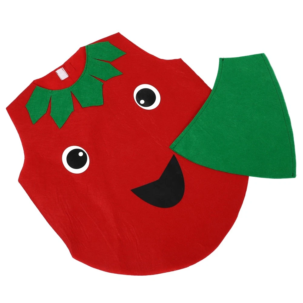 VETEMENTS Abbigliamento Pomodoro Studente Bambini Frutta Verdura Costume Kit Vestire Accessori
