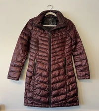 Calvin Klein Women's Packable Quilted Long Down Blend Puffer Jacket (Size: XS)