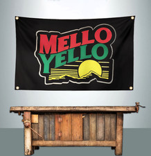 MELLO YELLO 3' X 5' BANNER FLAG SOFT DRINK POP SODA