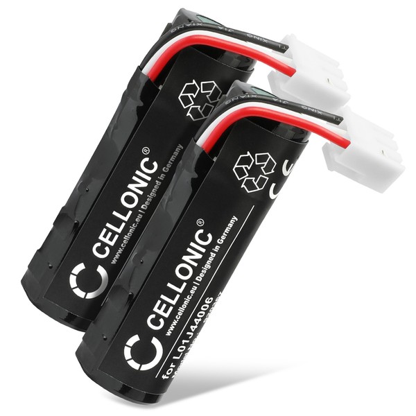 2X Ersatz Akku FüR Ingenico 296110884 3400Mah-image
