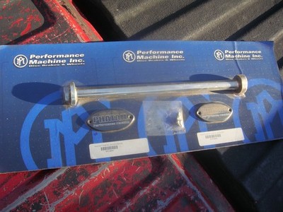 Performance Machine Rear Axle Phatial Black Kit Harley Davidson 18 x 8.5
