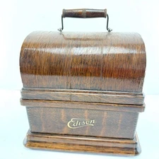 Restored Antique Case for Edison Fireside Phonograph