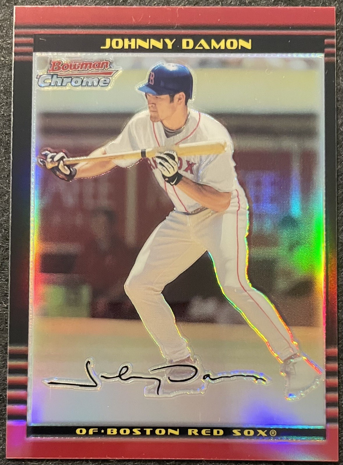 2002 Bowman Chrome - Johnny Damon #103 Refractor /500