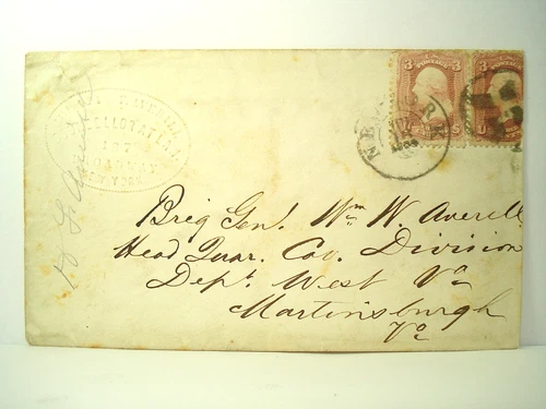 Civil War GENERAL WILLIAM W. AVERELL Cover DEPARTMENT OF WEST VIRGINIA