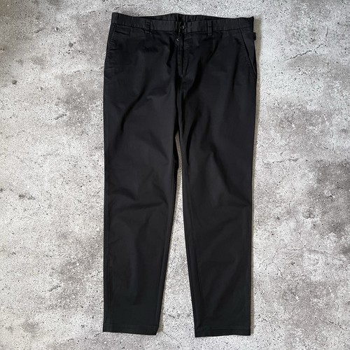 Dolce & Gabbana Dark Navy Cotton Stretc Chino Trousers Pants Slim Side Adjusters