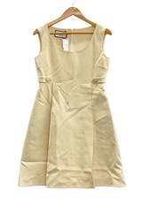 GUCCI Sleeveless Dress 631483 ZAD88 42 Beige