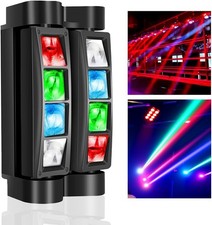 8LED RGBW Spider Beam Moving Head Stage Lighting DMX DJ Party Disco Lights