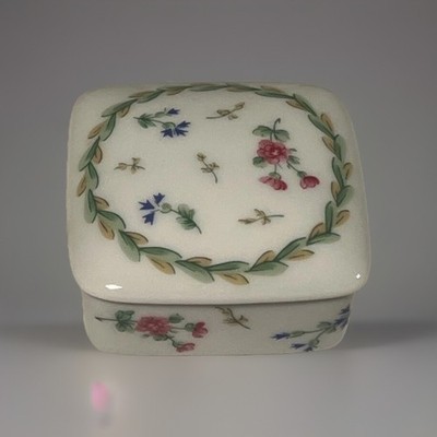Vintage Bernardaud Limoges Poe Trinket Box