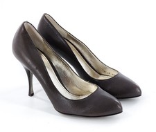 DOLCE & GABBANA NWOB Gray Leather Pumps Size 40 / 9.5