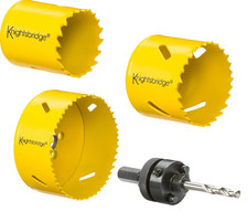 20mm - 90mm Holesaws Hole Saw Cutter Arbor Pilot Drill Bit Metal Wood Plastic 