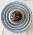 LG VTG 1927 Light Blue Porcelain Disk Round Suspsension Insulator Electric Power — photo 3