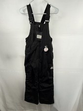NWT Kids ZeroXposur Insulated Snow Bib Overalls Size 10/12 Black