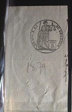 0060.  1 documents avec timbres fiscaux imperiaux 1870, cote +++2026