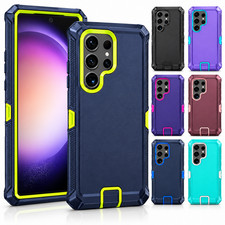 Military Armor Shockproof Phone Case For Samsung S25 S24 S23 S22 Ultra Plus