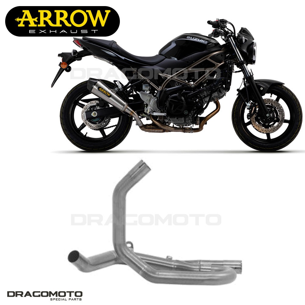 Tuyau racing Arrow Suzuki SV650 2021 libérateur de puissance