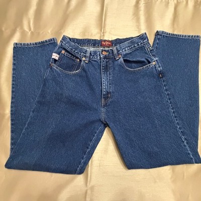 Vintage Pepe Jeans 31x32 Blue Denim Pants 73 W11 High-Rise, Made In USA