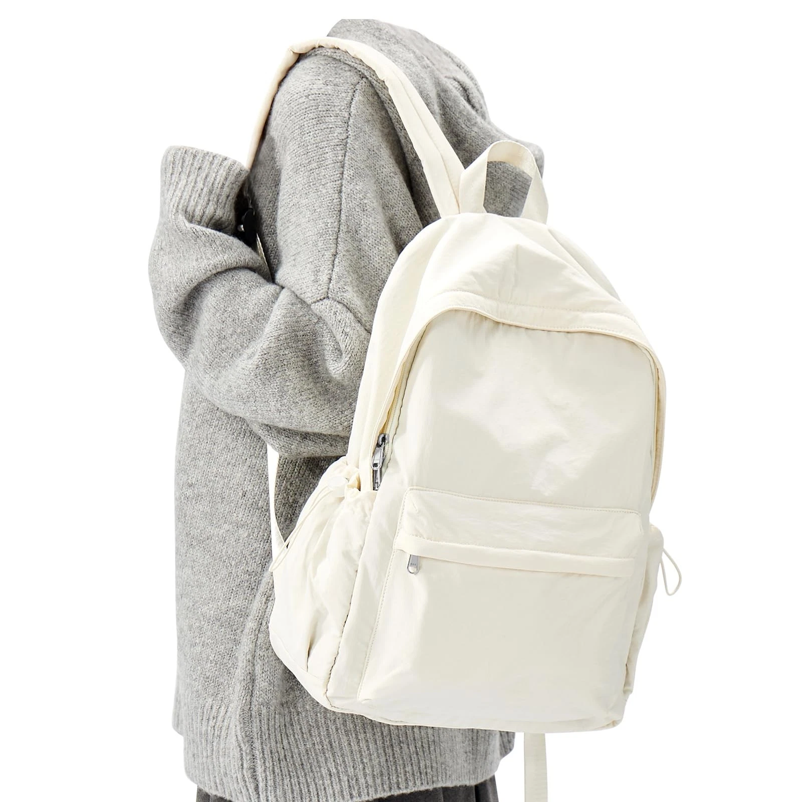 Simple Backpack For Men Aesthetic Medium Backpack Lightweight Casual Daypack ...