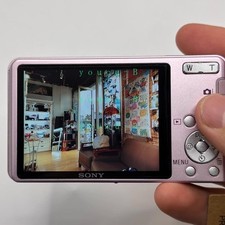 SONY Cyber-Shot DSC-W350D Digital Camera 14.1MP with Accessories Sakura Pink