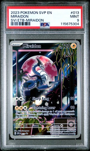 Miraidon graded PSA 9 for sale on eBay