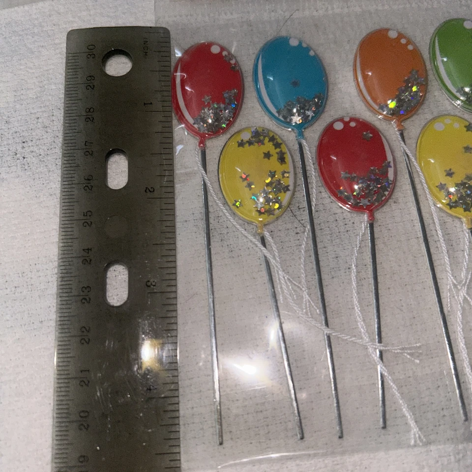 (4) * RECUERDOS * Pegatinas dimensionales - 28 piezas - GLOBOS - Foto 4 de 4