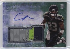 2013 Topps Inception Green 67/75 Christine Michael #IAJP-CM Jumbo Patch Auto 4g8
