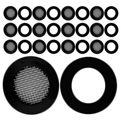 #ad 60pcs Shower Head Screen Gasket Stainless Steel Water Filter Hose Washer Kit $18.77