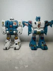Vintage Transformers G1 Jumpstarters Twin Twist & Topspin PRE RUB TAKARA STAMP