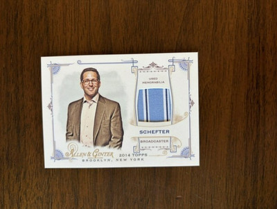 2014 Topps Allen Ginter Full Size Relic B  FRB-AS Adam Schefter