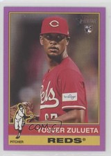 2025 Topps Heritage Light Purple Border Yosver Zulueta #132 1dm5