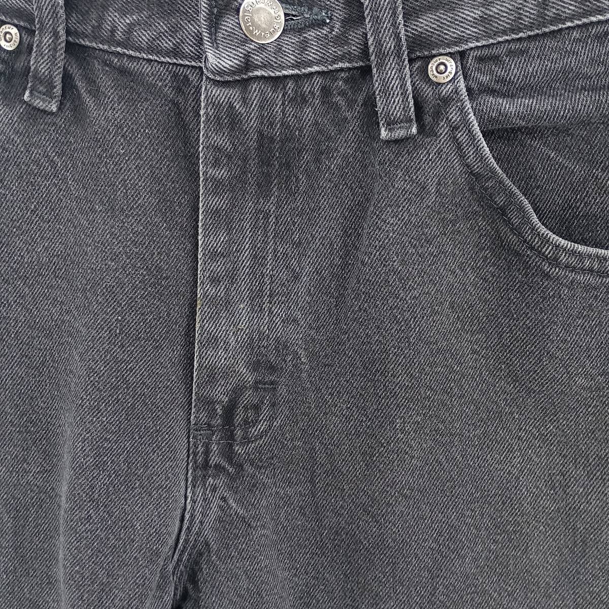 Used Wrangler Regular Fit Black Denim Straight Leg Denim Pants Men's Size W31 thumbnail 11