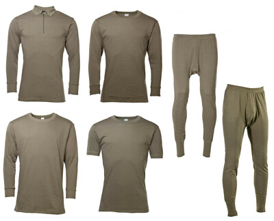 Orig Bundeswehr Unterwäsche Unterhemd T-Shirt BW Rolli Pullover Unterhose  Plüsch