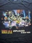 Nwot Nirvana Mtv Unplugged In New York Shirt Medium Black Kurt Cobain Punk Rock