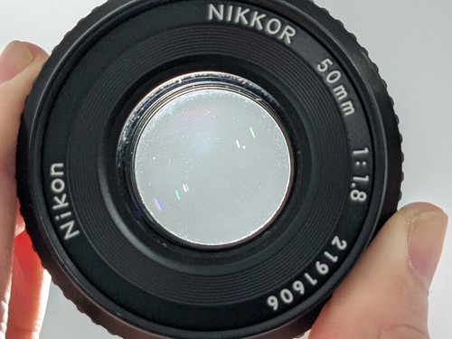 [N MINT Nikon Ai-s AIS Nikkor 50mm F/1.8 Pancake MF Lens F Mount from Japan - Picture 11 of 15