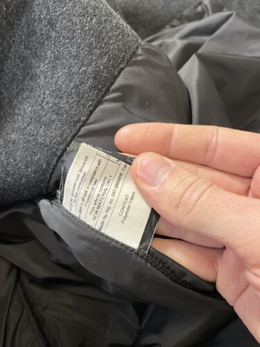 Prada A/W 06 Grey Brushed Wool Overcoat Size XL (Boxy) - Picture 13 of 13