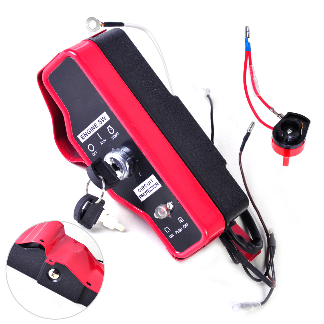 Ignition Switch Box+On Off Engine Stop Switch Fit for Honda GX340 GX390 11  13hp | eBay