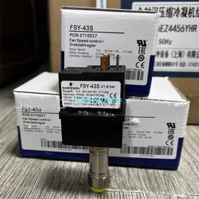 1PCS New For EMERSON Fan Speed Controller FSY-43S 12.4...28.4bar + Line FSO-N15