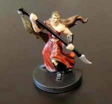 D D Mini - HALF-ELF SORCERER 20 Wizard  Dragoneye - VHTF OOP FIGURE W/ CARD  