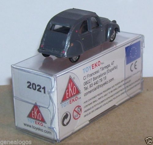 Toy Eko toyeko Ho 1/86 1/87 España Citroen 2CV Berlina Ref 2021 & 2158-SA , - Bild 9 von 31