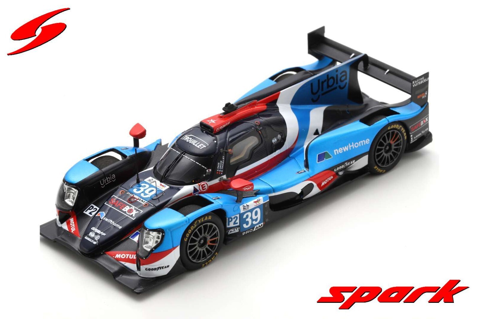 Spark S8634 ORECA 07 Gibson N°39 Voiture Miniature GRAFF Racing 24H Le Mans 2022 1/43