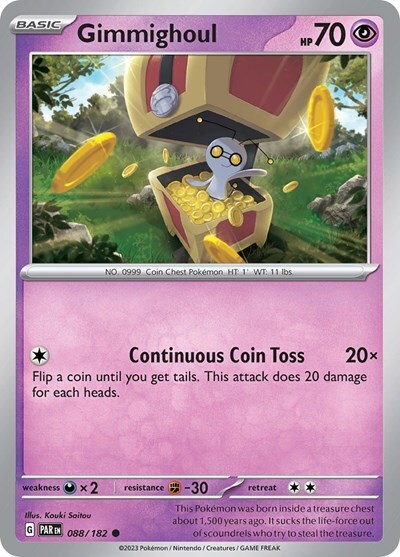 Pokemon Gimmighoul (88/279) Paradox Rift LP