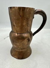 Antique Copper Cup Mug Pitcher Creamer Vase