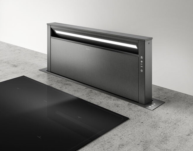 ELICA GETUP CAST IRON/A/90 CAPPA SCOMPARSA ASPIRANTE TOUCH CONTROL EFFETTO GHISA