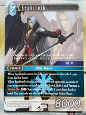 FINAL FANTASY TCG FFTCG OPUS VII 7 NON-FOIL LEGEND SEPHIROTH 7-034L MINT