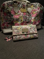 Vintage Sanrio Tokidoki X Hello Kitty Lrg Alma Leopard Bag  Kawaii And Wallet